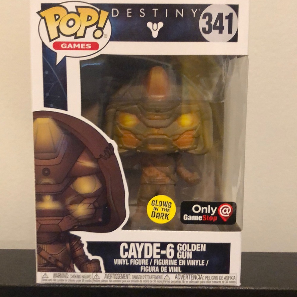 Destiny Cayde-6 Golden Gun Exclusive Funko Pop